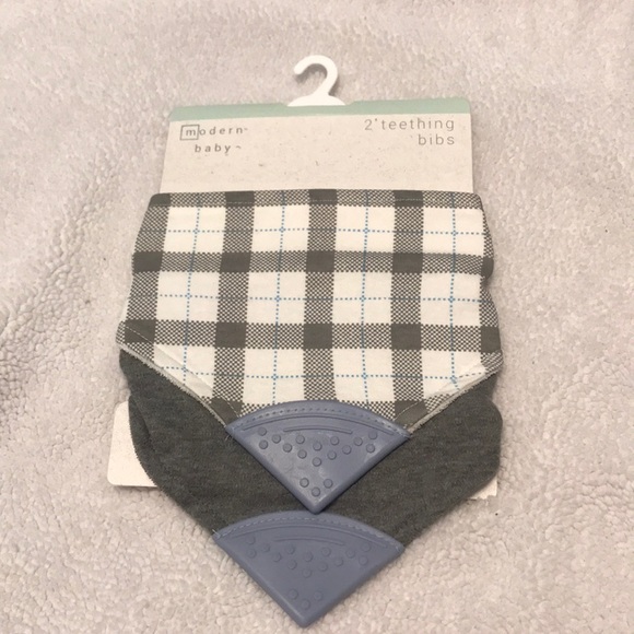modern baby teething bibs